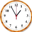Купить Настінні годинники "Classic" круглі pine без малюнка - интернет  магазин Timer-ok (Таймер-Ок)